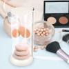 Cabilock Square Cotton Pads Holder Cotton Swab Ball Pad Storage Rotatable Makeup Sponge Box Beauty Storage Box Makeup Organizer view 4