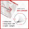 THE LASH SUPPLY 600 Fans, 5D Volume Promade Fan Mega Box, C/D Curl, Length 9-20mm, 0.07 Thickness, Natural and Long-lasting Curl, Promade Eyelash Extension Fans view 4