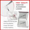 THE LASH SUPPLY 450 Fans, 14D Volume Promade Fan Mega Box, C/D Curl, Length 9-20mm, 0.03 Thickness, Natural and Long-lasting Curl, Promade Eyelash Extension Fans view 4