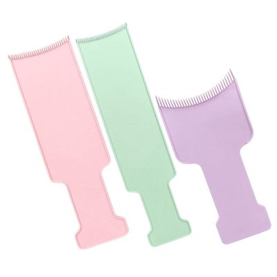 Uonlytech 3pcs Hair Coloring Tool Portable Highlighting Board and Dye Comb for Salon Use Includes and for Easy Hair Dyeing