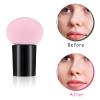 Sibba 4 PCS Makeup Eggs Sponge Cosmetic Blender Foundation Blending Make Up Concealer Applicator Cosmetic Face Eye Brush Set With Mini Handle Loose Powder Coverage Flat End Head Holder Kit view 3