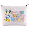 BWWKTOP Cartoon Mouse Cosmetic Makeup Bag Mouse Movie Gifts Believe In The Magic Mouse Makeup Zipper Pouch Bag Fairy Tales Merchandise (Believe In Magic) view 1