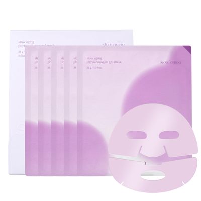 LUVUM Slow Aging Phyto Collagen Gel Mask, Collagen, Overnight Hydrogel Mask, 4+1 Pack