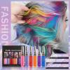 Joyeee Hair Makeup Gift Set - 6 Colors Washable Temporary Hair Chalk Mascara for Kids Ages 5-13 and Adults view 2