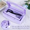 Gusnilo Nail Tool Sterilizer Box Disinfectant Jar Plastic Disinfectant Container Suitable for Nail Tools Hair Salons Beauty Centers and Manicure and Nail Equipment(Purple) view 4