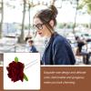 Mobestech 6pcs Hairpins Flower Hair Forks for Brides Elegant Hair Accessories for Weddings Parties and Everyday Wear and Gorgeous Design view 3