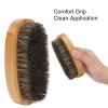 Beard Styling Brushes for Men, Skin Friendly Massage Hair Beard Brush with Soft Bristles, Comfortable Face Grooming Tool for Home Beauty Salon, Gift for Father Husband Boyfriend view 4