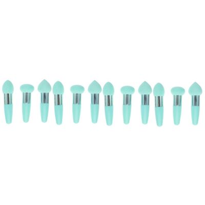 minkissy 12pcs Makeup Puff Cosmetic Applicators for Foundation Application Portable Travel Makeup Pens Easy to Use for Daily and