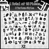 190 PCS Death to My 20s Decorations, Rip My Twenties Temporary Tattoos, Rip to My 20s Birthday Decorations for 30th Birthday Black Funeral Party for Women's and Man's Funny Thirtieth Birthday Party view 2
