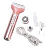 Shaving compatible with Machine for Women Legs Remover For Bikini Area Nose Armpit Arm Leg Grooming Women Electric Shaver Rechargeable Shaving compatible with Machine for HairPink) view 1