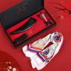 Mother's Day gift to mother mother-in-law elders delicate ox horn comb gift box creative practical gift set (A) view 1