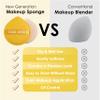 COOL-ANGLE 4Pcs X-Large Makeup Sponge Puff Set For Foundation Concealer & Powder, Latex Free Blender Sponges Puff For Natural And Easy Makeup, Soft Long-lasting And Beginner-friendly view 2