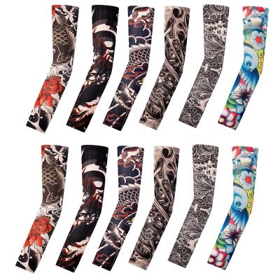 Amor est vitae essentia Tattoo Compression Sleeve, Arm Sleeves Tattoo Covers, Temporary Tattoo Sleeves, Sunscreen UV Protection for Men and Women