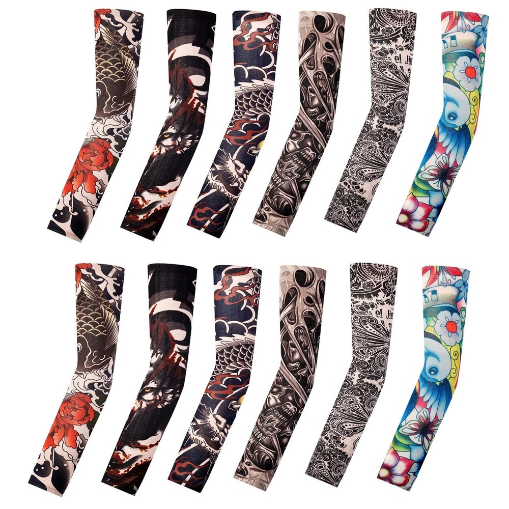 Amor est vitae essentia Tattoo Compression Sleeve, Arm Sleeves Tattoo Covers, Temporary Tattoo Sleeves, Sunscreen UV Protection for Men and Women