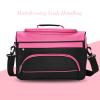 Barber Supplies Bag,Salon Handbag Hairdressing Tools Bag Portable Scissors Comb Holder Organizer for Clippers and Supplies Bag Hairstyling Travel Case view 3