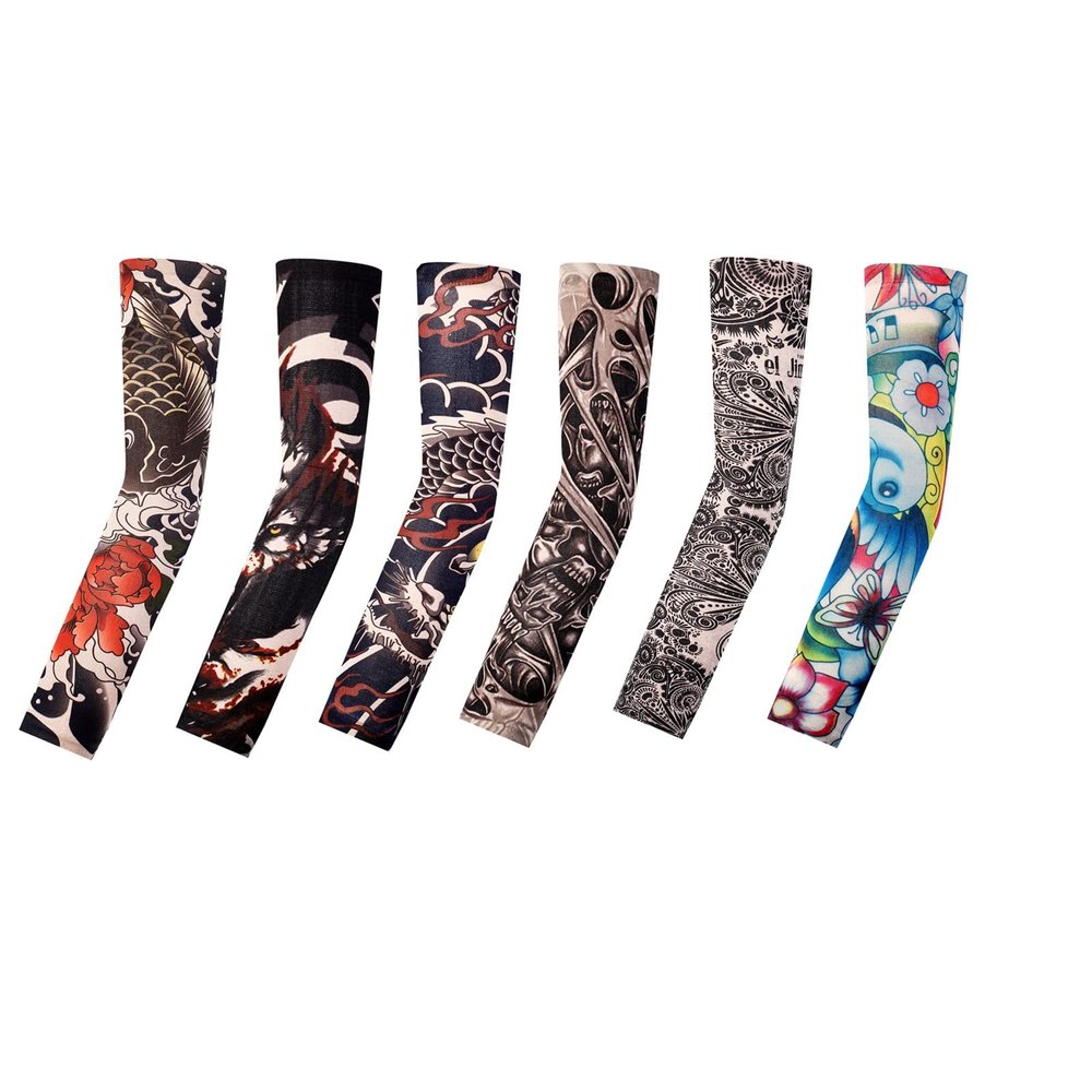 Amor est vitae essentia Tattoo Compression Sleeve, Arm Sleeves Tattoo Covers, Temporary Tattoo Sleeves, Sunscreen UV Protection for Men and Women