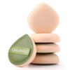 COOL-ANGLE 5Pcs Makeup Sponge For Foundation Concealer And Powder, Latex Free Blender Sponge For Natural And Easy Makeup Soft Long-lasting And Beginner-friendly, Green, Medium view 1