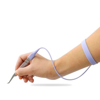 minkissy Eyelash Extension Tool Ergonomic Lash Tweezer Holder Silicone Wristband Protective Supply for Lash Comfortable and Portable Tweezer Accessory Prevents Drops and Damage