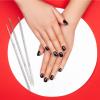 Healvian 100pcs Dual-sided Cuticle Pusher Tool for Nail Care Professional Manicure Accessories Plastic Cuticle Cleaner for Home and Salon Use view 3