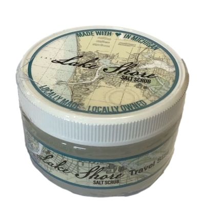 Sea Salt Scrub Premium Exfoliating Key Lime 8 oz. Travel Size