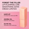 Lawless Women's Forget the Filler Lip-Plumping Line-Smoothing Satin Cream Lipstick, Whos That Lady, Red, 0.1 Ounce view 2