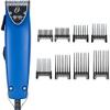 Os.TER Fast Feed Limited Edition Blue Soft Touch Hair Adjustable Pro Clipper +8pc Combs view 1