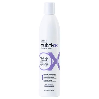 NUTRI-OX Gentle Shampoo Chemically-Treated for Colored Thinning Hair | Thicker, Fuller-Looking Hair | Clinically & Dermatologically Tested | Peppermint | Color-Safe, 15.2 Fl Oz