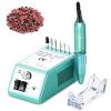 SUBAY Professional Finger Toe Nail Care Electric Nail Drill Machine Manicure Pedicure Kit Electric Nail Art File Drill with 1 Pack of Sanding Bands (Green) view 1