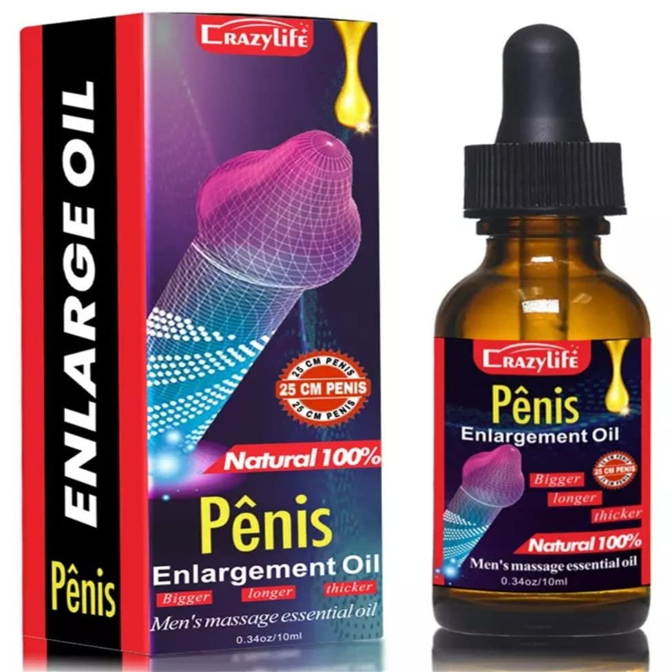 CRAZYLIFE Men Enlarge Oil Growth Enlargement Stay Power Bigger for Male 10ml (Pack of 1)