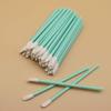 50Pcs Portable Disposable Lip Brush Lipstick Gloss Applicator Wands Stick Makeup Tool For Travelling Green view 2