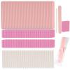 Disposable Manicure Kit - 50pc Set, Includes Mini Nail Buffer, Nail File, Wood Stick, OPP Bag, Press On Nail Tool Kit for Salon & Home (Pink) view 1