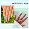 Professional Nail Drill Machine 20000 RPM Efile Electric Nail Filer Kit for Finger Toe Nails, Acrylic Gel Dip Nails, Manicure Pedicure Drill Tools with 6Pcs Nail Bits and 106Pcs Sanding Bands, Green view 3