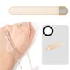 Honbay 1PCS Stainless Steel Makeup Spatula and 1PCS Makeup Mixing Palette with PU Leather Cover for Cosmetic Foundation Pigment Blending view 3