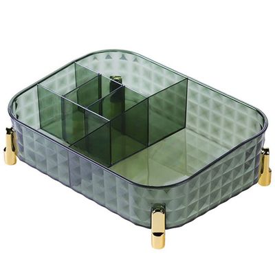 Zerodeko Makeup Organizer Pattern Multifunctional Cosmetic Storage Holder for Vanity and Bathroom Lightweight and Makeup Brush and Lipstick Organizer Design