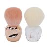 2Pcs Neck Dust Brush, Practical Face Duster Brush with Ergonomic Handle, Barber Cleaning Brush for Hair Dust Dirt Removal, Multipurpose Soft Cleaning Brush for Home Hair Salon Nail Salon view 1