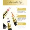 Bekoeen 3Pcs Clear Color Jelly Lipstick,Crystal Jelly Flower Color Changing Lipstick Set, Moisturizer Korean Lip Balm,Color Changing Flower Lip Gloss,Covering Lip Lines view 3