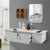 RESHABLE Wall Mount Salon Stations for Hair Stylist,Barber Hair Stations for Salon Beauty Spa Equipments,White view 2