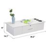 RESHABLE Wall Mount Salon Stations for Hair Stylist,Barber Hair Stations for Salon Beauty Spa Equipments,White view 4