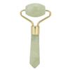 Haosie Jade Stone Facial Roller - 3.3x1.6in Face Massager, Mini Handheld Multifunctional Skin Tightening Tool for Face Lifting view 1