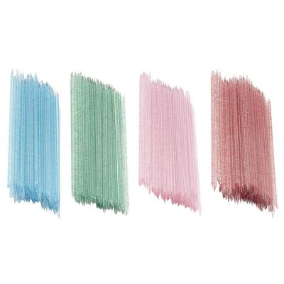 Healvian 400pcs Nail Art Tools Dotting Sticks for Cuticle Cleaning and Manicure Multi-color for Nail Salons and Art Enthusiasts
