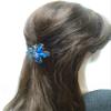 set of 6 JCGY Round Hair Claws Sparkly Crystals Colorful Beads 1 ea 6 Colors 0185-6 view 3