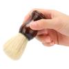 Beard Shaving Brush for Barber, Lightweight Grooming Cleaning Brush with Wooden Handle, Versatile Neck Dust Brush for Broken Hair Removal, Practical Face Grooming Tool for Men view 1