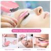 Buqikma Lash Shampoo - 60ML Lash Cleanser with Fan Brush, Rinse Bottle and 50 Pcs Mascara Brush, Rich Foam Wash for Eyelash Extensions at Home (Pink) view 3