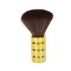 Neck Duster Brush for Barber, Electroplating Neck Cleaning Brush with Ergonomic Handle, Soft Hair Cutting Brush for Broken Hair Removal, Durable Skin Friendly Barber Cleaning Brush(Gold) view 1