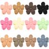 12 Pieces Flower Claw Clips for Women Girls - Large, Strong Hold Jaw Clips in 12 Matte Colors for Thick and Thin Hair view 1