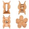12 Pieces Flower Claw Clips for Women Girls - Large, Strong Hold Jaw Clips in 12 Matte Colors for Thick and Thin Hair view 3