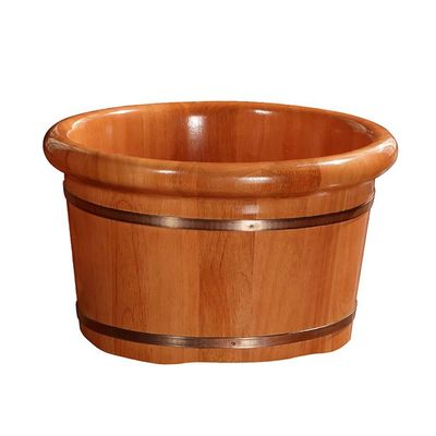 Katzowen Handmade Massage Bucket Foot Bath, Foot Spa Wash Bucket Feet Bath Basin Tub Foot Bath Spa Bowl for Feet Stress