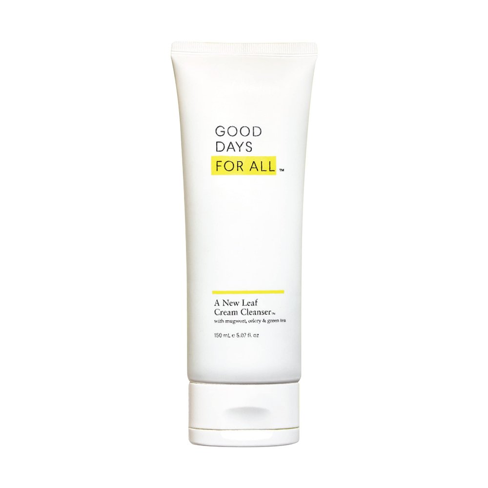 Good Days For All A New Leaf Cream Cleanser, Helps Reduce Face Redness & Infuse Moisture, with Celery & Green Tea, 5.07 fl. Oz