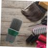 FOMIYES Cleaning Brush Blow Dryer Hair Brush Powder Duster Neck Duster Face Cleaning Barber Neck Barber The Face Green Supplies Plastic Dryer Hair view 2