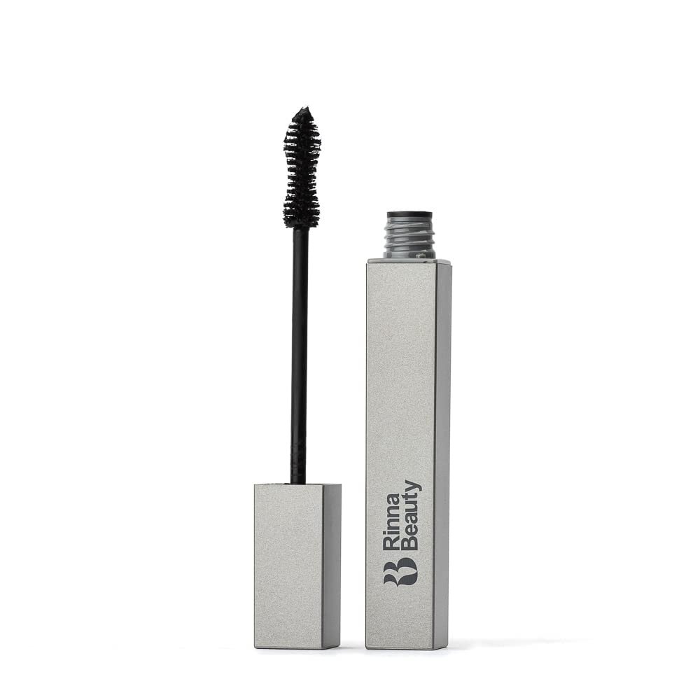 Rinna Beauty Lash Out - Jet Black Mascara for Volume, Length, and Curls - Contains Biotin, Vitamin E & Coconut Oil - Vegan, Cruelty-Free, Paraben-Free, Non-Toxic & Clean - 0.33 fl oz